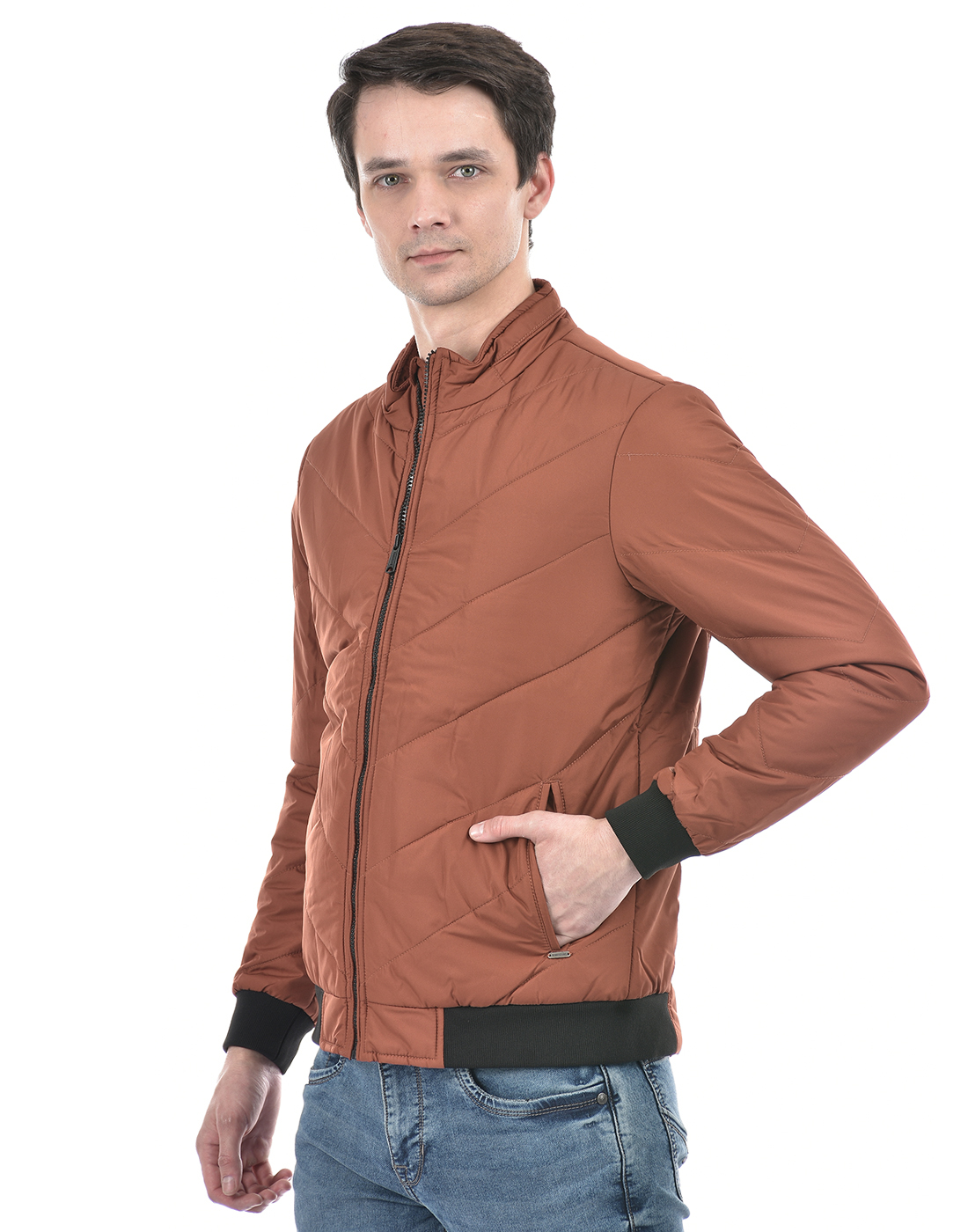 Numero Uno Men Color Block Red Jacket